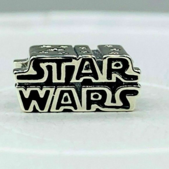 Star Wars Shining S925 3D Logo Charm - Picture 2 of 2